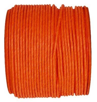 Paper Cord armé orange  rouleau 20mètres