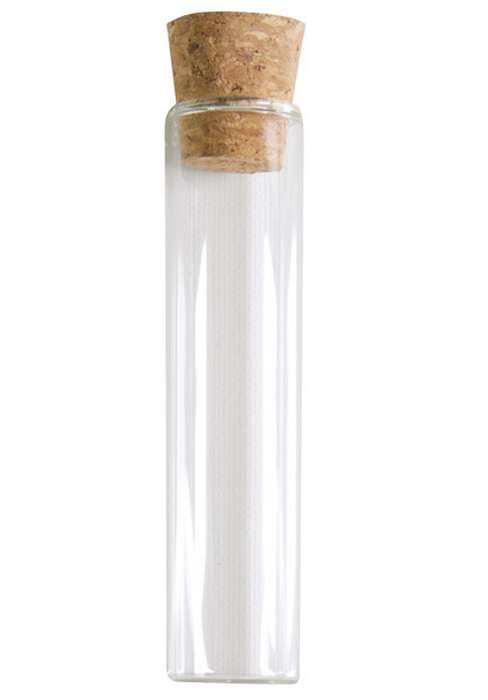 48 Eprouvettes en verre Ht 20 cm contenants dragées mariage