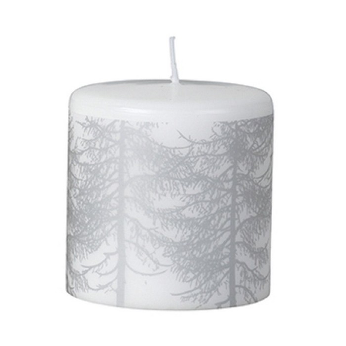 Bougie foret argent