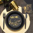 Articles de décoration de tables thème musique.