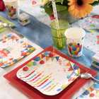 Décoration de table anniversaire enfants multicolore 