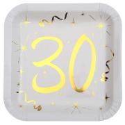 Ballon joyeux anniversaire Fuschia 30 ans x 8 - Décoration de salle pour  anniversaire - Creavea