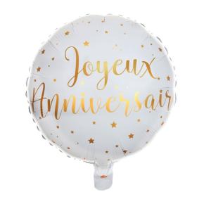 Joyeux anniversaire Ballon Décoration Anniversaire Guirlande Ballon Noir Or  Fond Pour Anniversaire Mariages Party