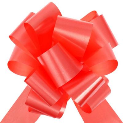 Sachet de 10 grands noeuds mariage coloris rouge pour décorer votre salle et votre table de fête
