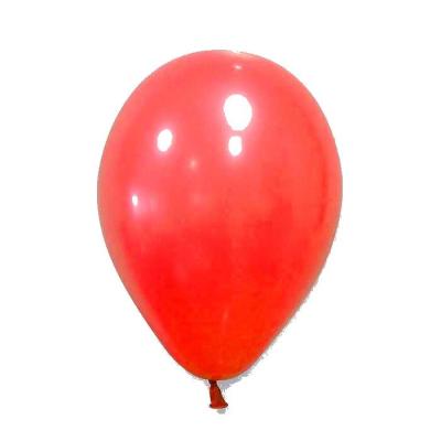 Sachet de 50 ballons de baudruche en latex, opaques, de 25 cm coloris rouge pour vos décorations de salle de fêtes d'anniversaire, mariage, noël ou baptême...