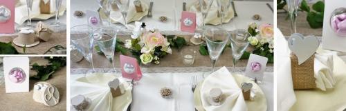 Idées de décoration de table pour un mariage 