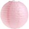 2 Lampions boules chinoises en papier coloris rose de 30 cm pour la décoration de votre salle de fêtes