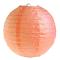 Lampion boule chinoise en papier coloris  Corail  de 50 cm pour la décoration de votre salle de fêtes