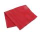 6 Serviette de table polyester  rayée ton sur ton rouge