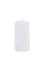 12 Bougies cylindriques blanches D.4 cm Ht. 6 cm