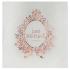 20 Serviettes cocktail Just Married rose gold