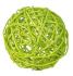Assortiment de boules de rotin vert anis