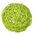Assortiment de boules de rotin vert anis