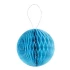 Boule alvéolée 3D 8cm turquoise x4