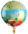 Grand ballon alu retraite multicolore 45 cm