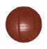 Lampion boule chinoise chocolat 40 cm