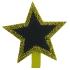 Marque place étoile pailletée vert anis x4