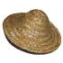 25 Minis chapeaux de paille D. 8 cm