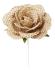 Mini rose en lin x2 D.5cm