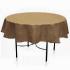 Nappe polyester ronde D180 cm taupe