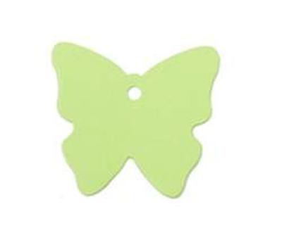 Pour vos décorations de fêtes, mariage, baptême, anniversaie cette étiquette papillon s'utilisera en marque place ou ornera vos cadeaux d'invité,