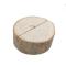 2 Minis rondins de bois, diamètre environ 6 cm avec une fente au centre pour présenter votre menu de fêtes.